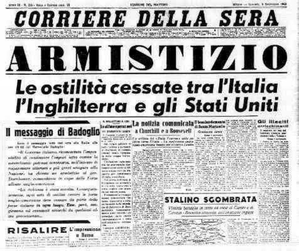 Su Focus : il 1943, l'armistizio e Benito Mussolini