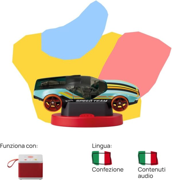 FABA Personaggio Sonoro - Hot Wheels Dinosauri all'attacco – Storie e fiabe sonore per bambini e bambine 3-5 anni, Giocattolo con contenuto educativo, Versione Italiana - immagine 3