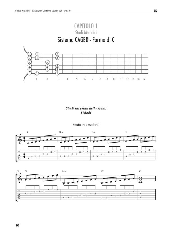 Corso professionale di chitarra jazz/pop. Con Audio in download. Studi melodici e armonici. Scale, triadi melodiche e armoniche (Vol. 1) - immagine 5