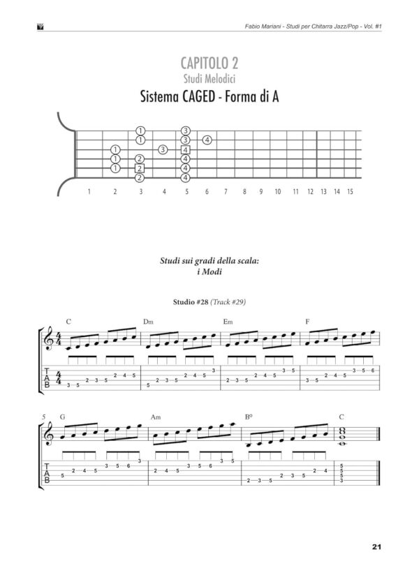 Corso professionale di chitarra jazz/pop. Con Audio in download. Studi melodici e armonici. Scale, triadi melodiche e armoniche (Vol. 1) - immagine 6