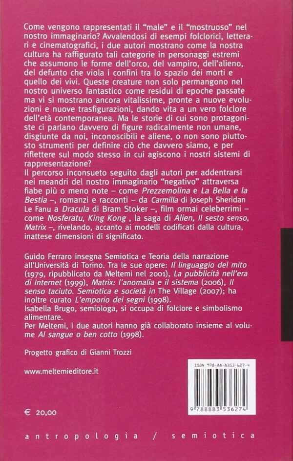 Comunque umani. Storie di mostri, alieni, orchi e vampiri: un'analisi semioantropologica - immagine 3